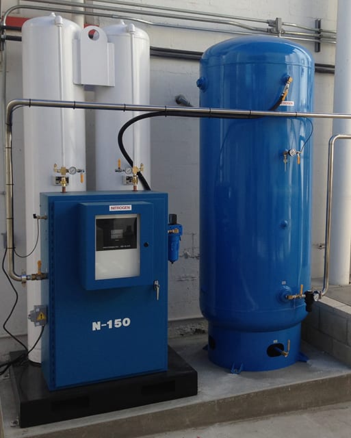 Ứng dụng máy sản xuất khí nito Máy sản xuất khí nito cho thực phẩm OXYMAT