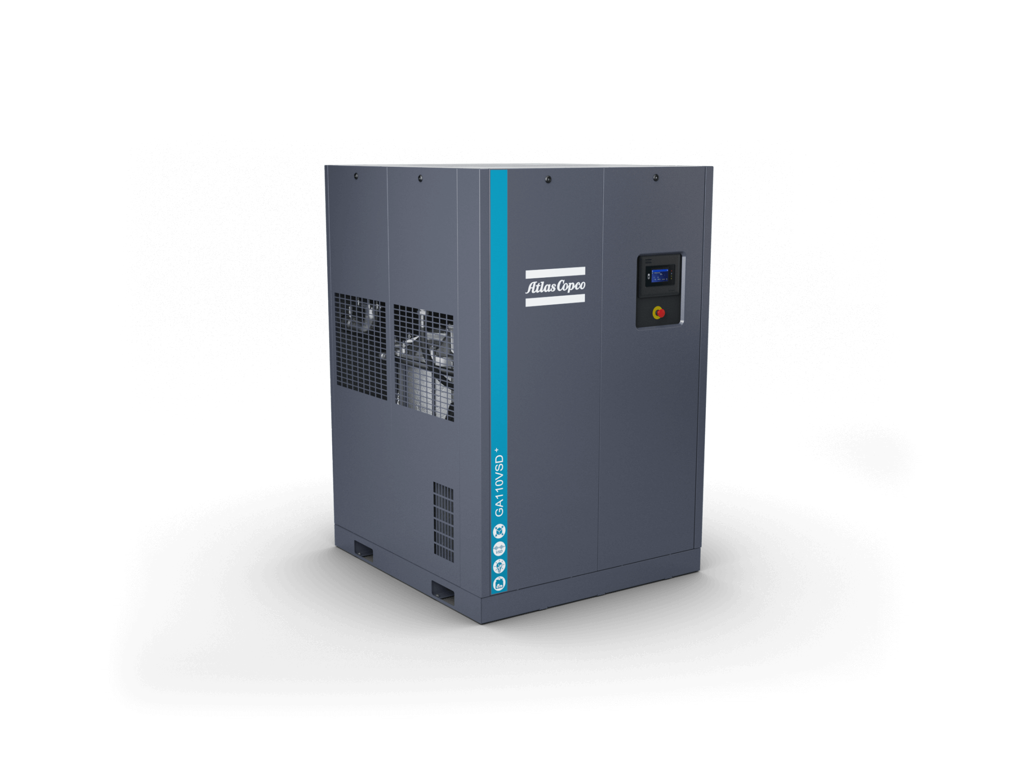 Máy nén khí trục vít Atlas Copco bôi trơn bằng dầu GA - Ảnh 2